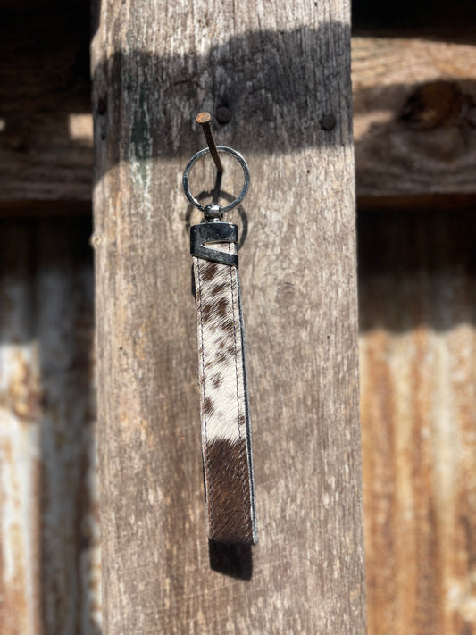 Cowhide Keychains