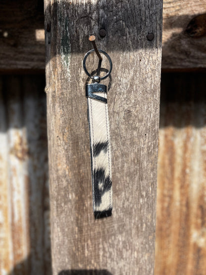 Cowhide Keychains